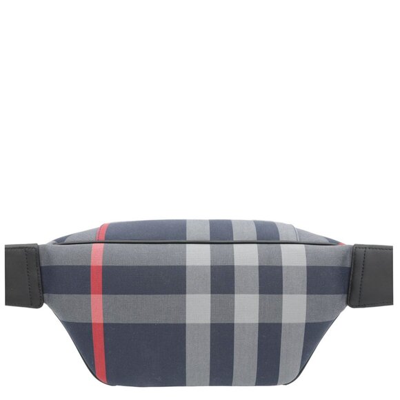 Burberry Sonny House Check Canvas Funny Pack Belt Bag Navy Grey - Picture 5 of 14